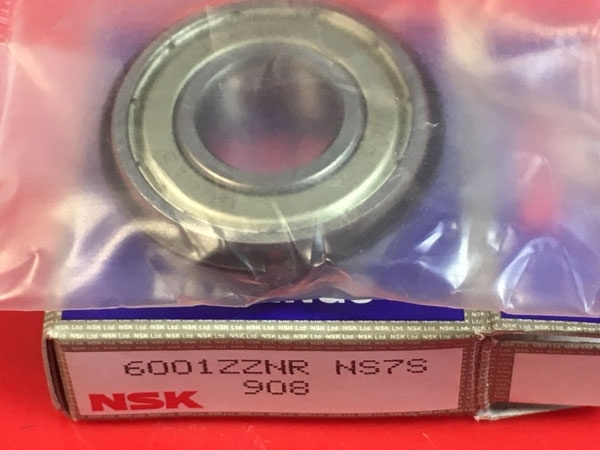 Подшипник 6001 ZZ NR NSK размеры 12x28x8