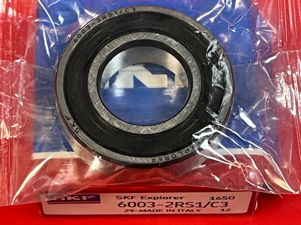 Подшипник 6003-2RS1/C3 SKF аналог 180103 размеры 17x35x10