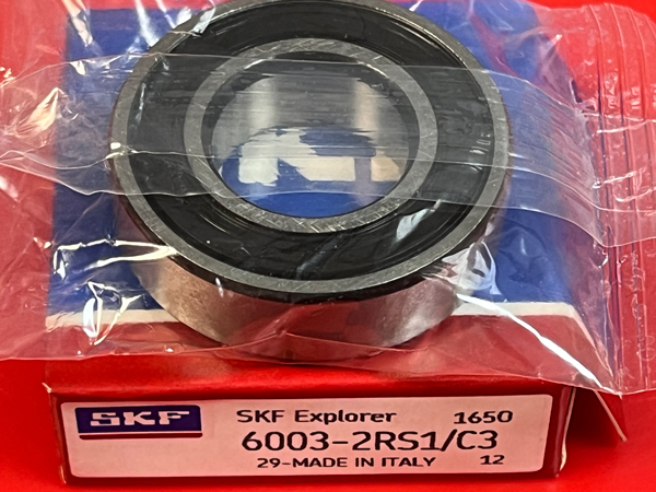 Подшипник 6003-2RS1/C3 SKF аналог 180103 размеры 17*35*10