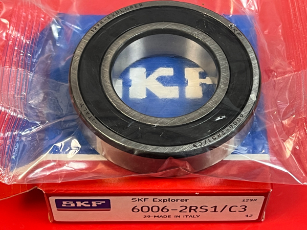 Подшипник 6006-2RS1/C3 SKF аналог 180106 размеры 30x55x13