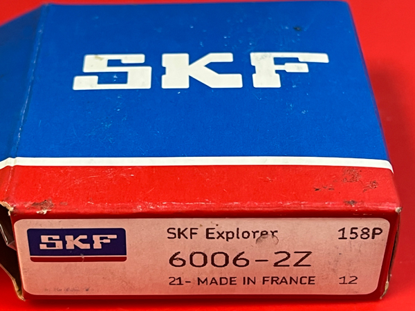 Подшипник 6006-2Z SKF аналог 80106 размеры 30x55x13