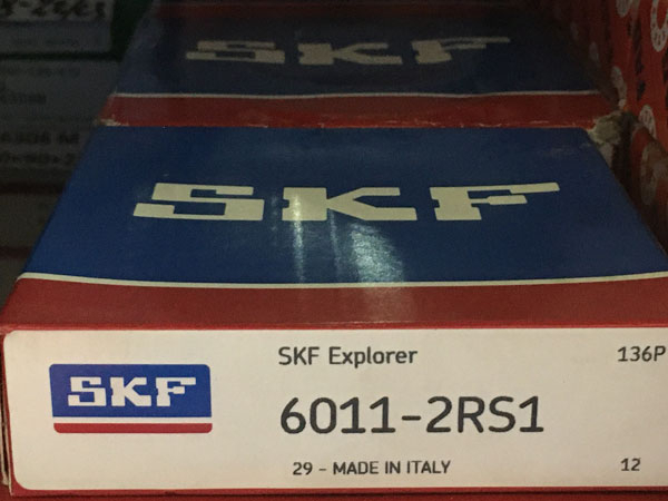 Подшипник 6011-2RS 1 SKF аналог 180111 размеры 55х90х18