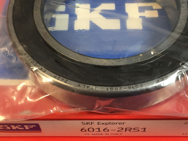 Подшипник 6016-2RS1 SKF аналог 180116 размеры 80x125x22