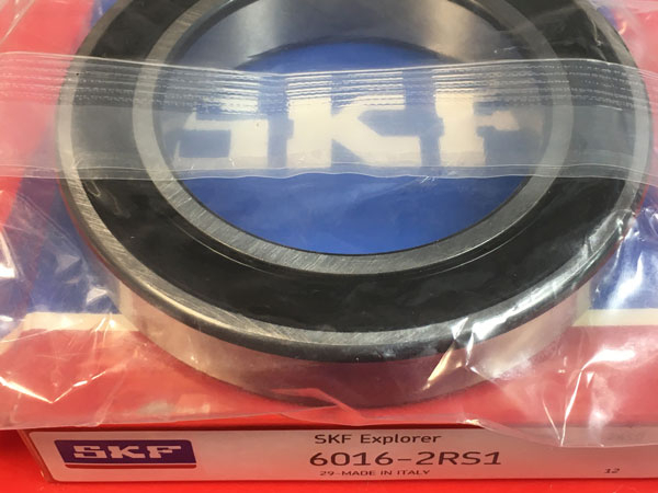 Подшипник 6016-2RS 1 SKF аналог 180116 размеры 80*125*22