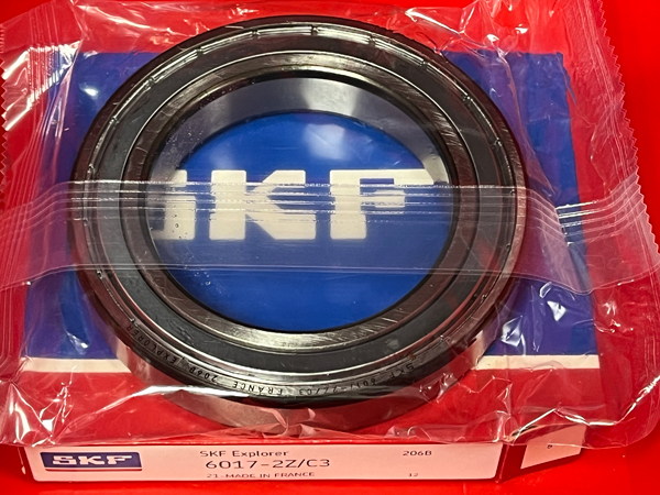 Подшипник 6017-2Z/C3 SKF аналог 70-80117 размеры 85x130x22