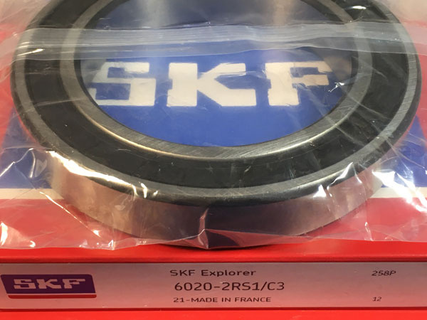 Подшипник 6020-2RS 1 C3 SKF аналог 180120 размеры 100х150х24