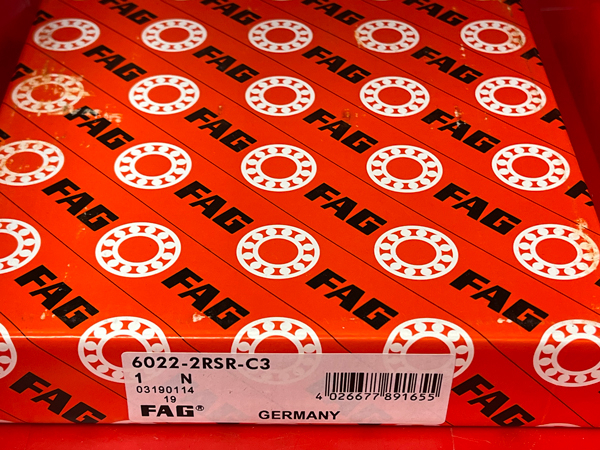 Подшипник 6022-RSR-С3 FAG аналог 70-180122 размеры 110*170*28
