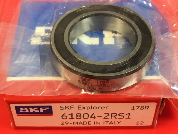 Подшипник 61804-2RS1 SKF аналоги 1180804, 1000804-2RS, 6804-2RS размеры 20x32x7