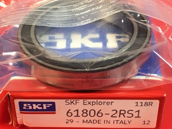 Подшипник 61806-2RS1 SKF аналоги 1180806, 1000806-2RS, 6806-2RS размеры 30x42x7