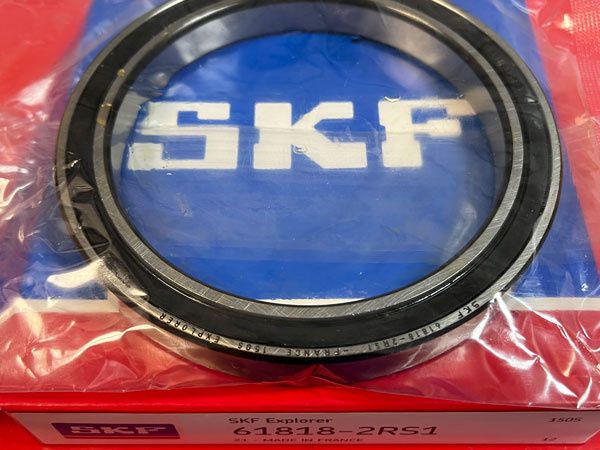 Подшипник 61818-2RS1 SKF аналоги 1180818, 1000818-2RS, 6818-2RS размеры 90x115x13