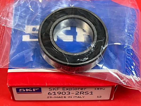 Подшипник 61903-2RS1 SKF аналог 1180903, 1000903-2RS, 6903-2RS размеры 17*30*7