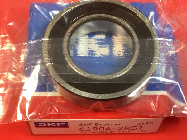 Подшипник 61904-2RS 1 SKF аналог 1180904 (1000904-2RS, 6904-2RS) размеры 20*37*9