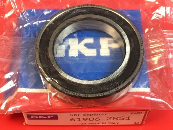 Подшипник 61906-2RS1 SKF аналоги 1180906, 1000906-2RS, 6906-2RS размеры 30x47x9