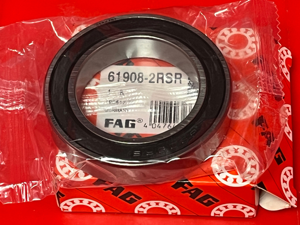 Подшипник 61908-2RSR FAG аналоги 1180908, 1000908-2RS, 6908-2RS размеры 40x62x12