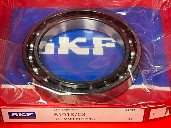 Подшипник 61918/C3 SKF аналоги 70-1000918, 6918/C3 размеры 90x125x18