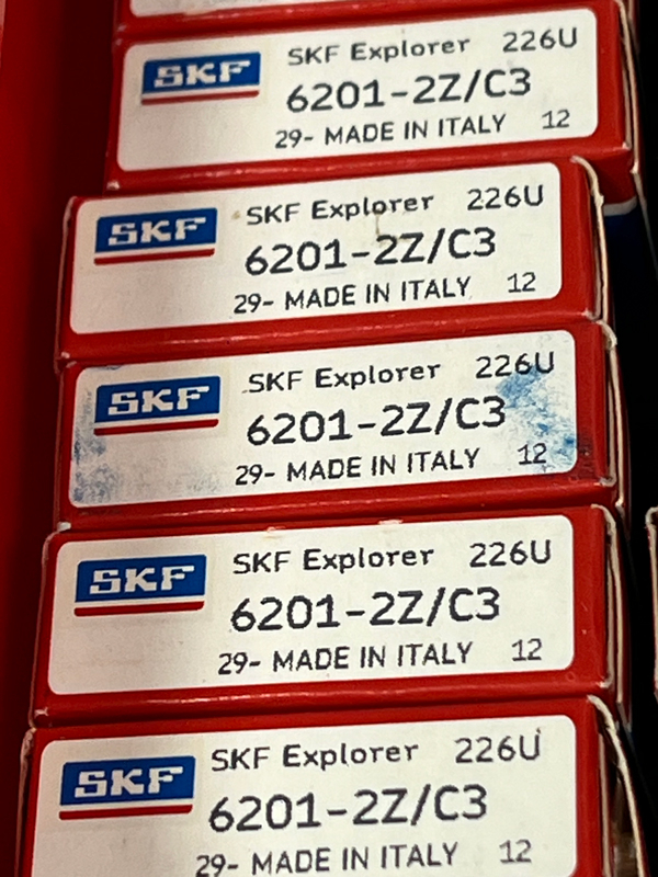 Подшипник 6201-2Z/C3 SKF аналог 70-80201 размеры 12*32*10