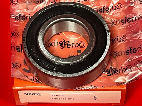 Подшипник 6205/26-2RS SFERIX размеры 26x52x15