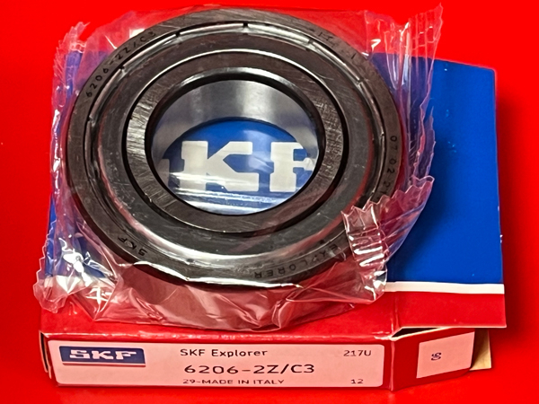 Подшипник 6206-2Z/С3 SKF аналог 70-80206 размеры 30x62x16
