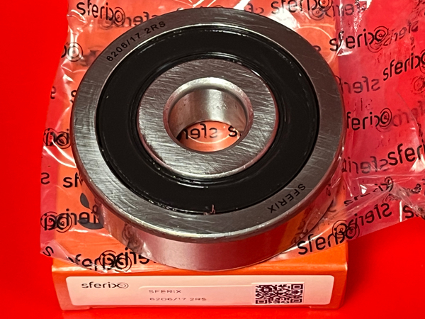 Подшипник 6206/17-2RS SFERIX аналог 180403 размеры 17x62x17