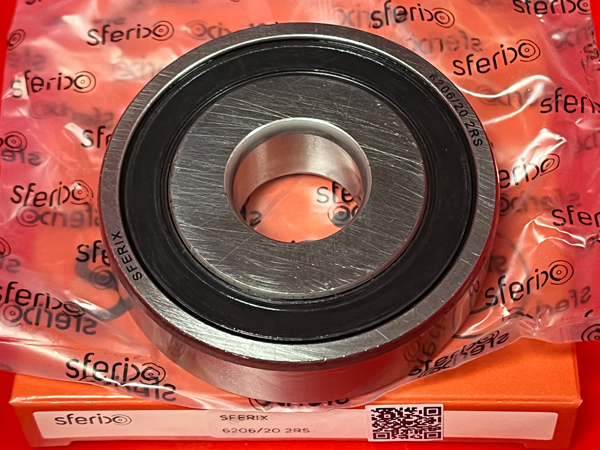 Подшипник 6206/20-2RS SFERIX размеры 20x62x16