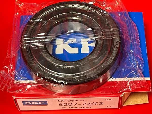 Подшипник 6207-2Z/C3 SKF аналог 70-80207 размеры 35x72x17