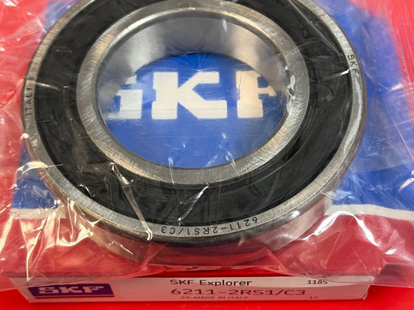 Подшипник 6211-2RS1/С3 SKF аналог 180211 размеры 55x100x21