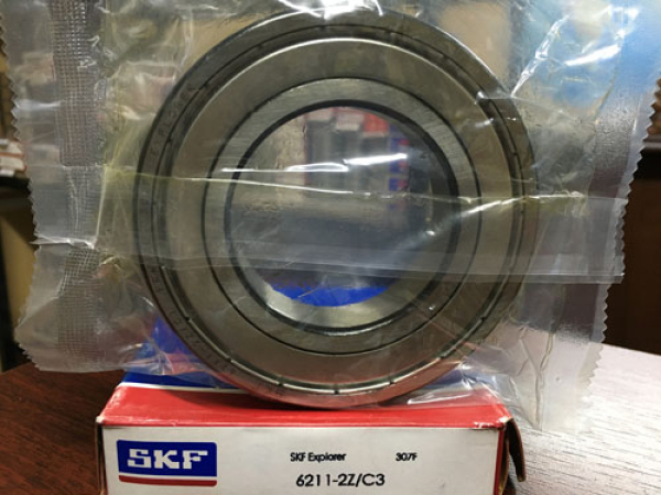 Подшипник 6211-2Z/C3 SKF аналог 70-80211 размеры 55x100x21