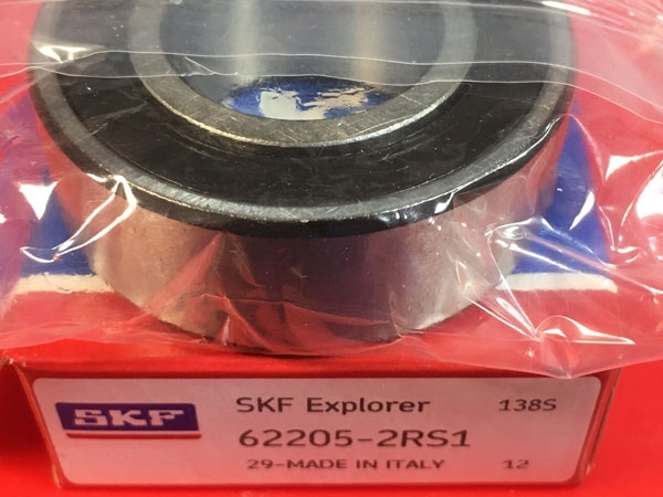 Подшипник 62205-2RS 1 SKF аналог 180505 размеры 25*52*18