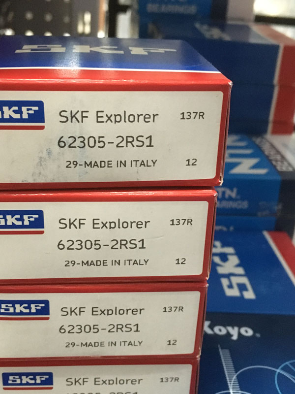 Подшипник 62305-2RS 1 SKF аналог 180605 размеры 25х62х17