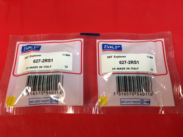 Подшипник 627-2RS1 SKF аналог 180027 размеры 7x22x7