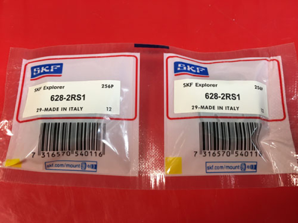 Подшипник 628-2RS1 SKF аналог 180028 размеры 8x24x8