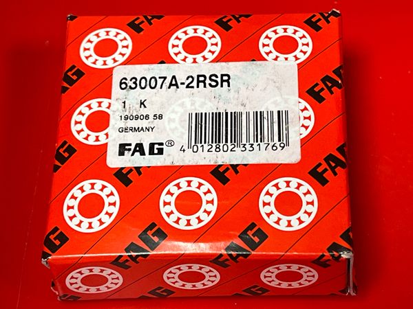 Подшипник 63007A-2RSR FAG размеры 35*62*20