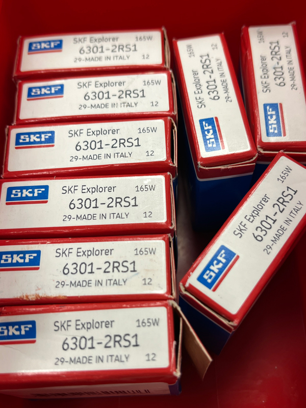Подшипник 6301-2RS1 SKF аналог 180301 размеры 12*37*12