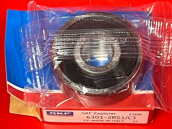 Подшипник 6301-2RS1/C3 SKF аналог 70-180301 размеры 12x37x12