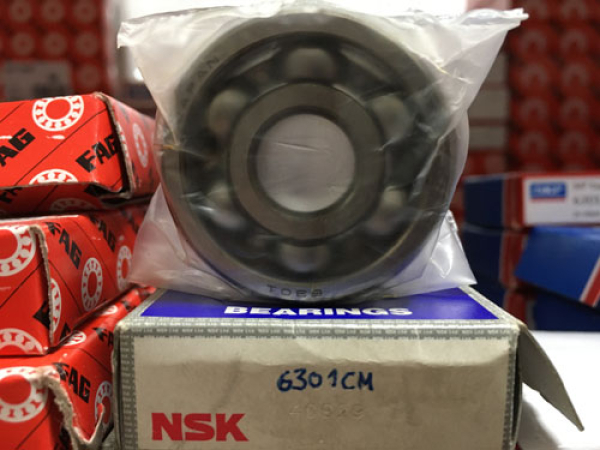 Подшипник 6301СМ NSK аналог 301 размеры 12*37*12