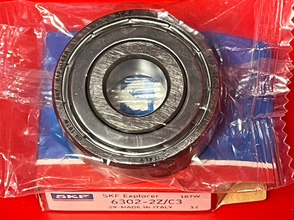 Подшипник 6302-2Z/C3 SKF аналог 70-80302 размеры 15x42x13