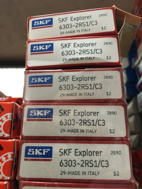 Подшипник 6303-2RS 1 С3 SKF аналог 180303 размеры 17*47*14