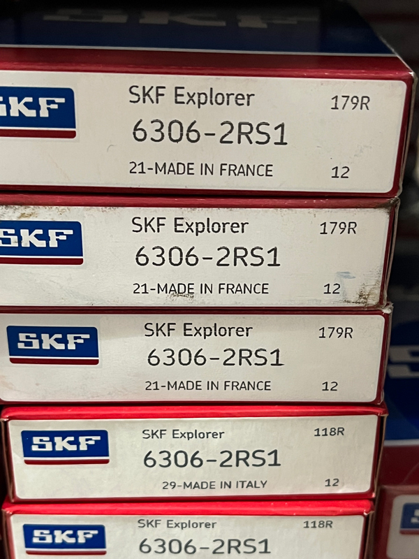 Подшипник 6306-2RS1 SKF аналог 180306 размеры 30x72x19