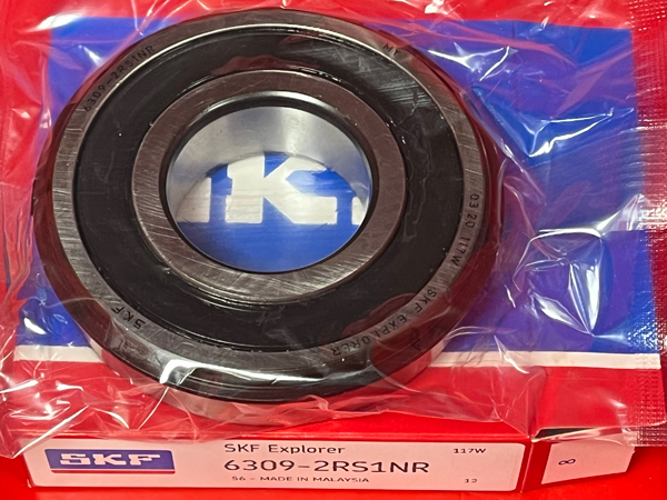 Подшипник 6309-2RS1NR SKF аналог 750309 размеры 45x100x25