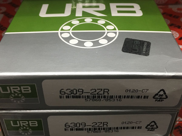 Подшипник 6309-2ZR URB аналог 80309 размеры 45x100x25