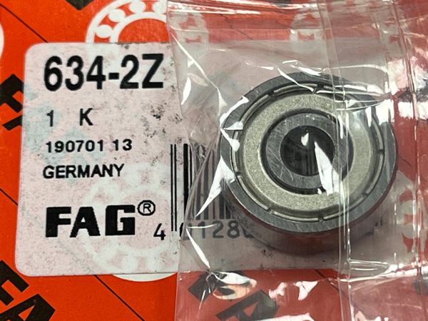 Подшипник 634-2Z FAG аналог 80034 размеры 4x16x5