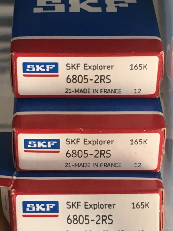 Подшипник 6805-2RS SKF аналоги 1180805, 61805-2RS, 1000805-2RS размеры 25х37х7