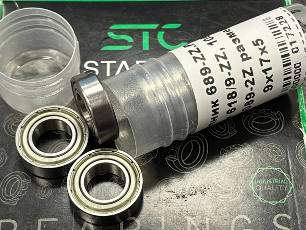 Подшипник 689-ZZ.P6 STC аналоги 618/9-ZZ.P6, 6-1080089, 6-1000089-2Z размеры 9*17*5
