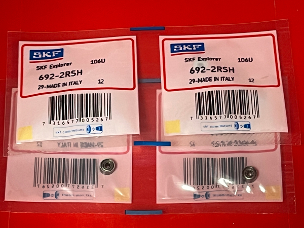 Подшипник 692-2RSH SKF аналоги 619/2-2RS, 1180092, 1000092-2RS размеры 2x6x3