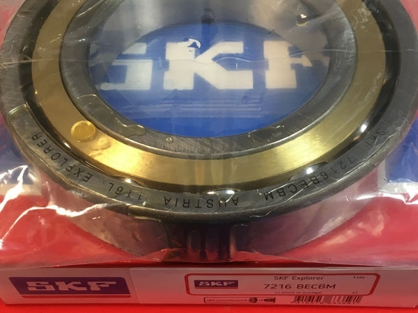 Подшипник 7216 ВECBM SKF аналог 66216Л размеры 80x140x26