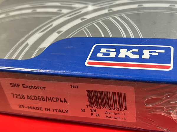 Подшипник 7218 ACDGB/HCP4A SKF размеры 90/160/30