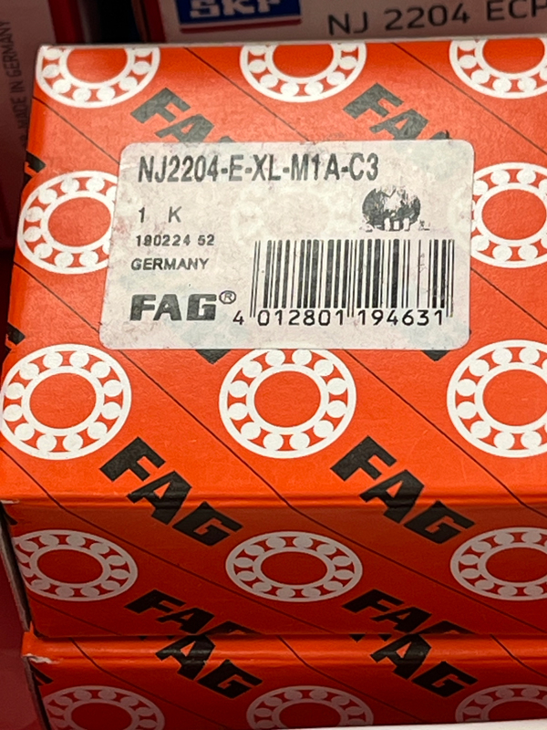 Подшипник NJ2204-E-XL-M1A-C3 FAG аналог 30-42504Л размеры 20*47*14