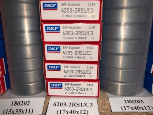 Подшипник 6203-2RS1/C3 (17х40х12) SKF