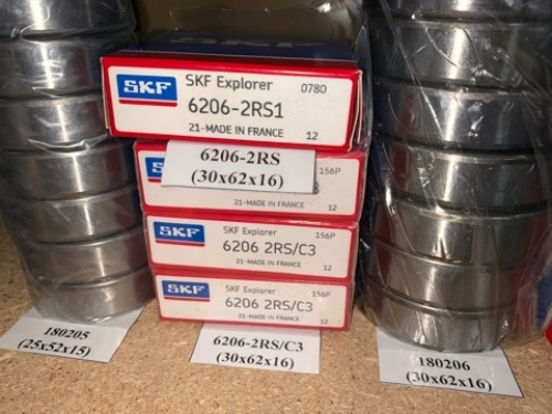 Подшипник 6206-2RS/C3 (30х62х16) SKF