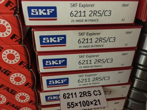 Подшипник 6211-2RS/С3 SKF аналог 180211 размеры 55x100x21